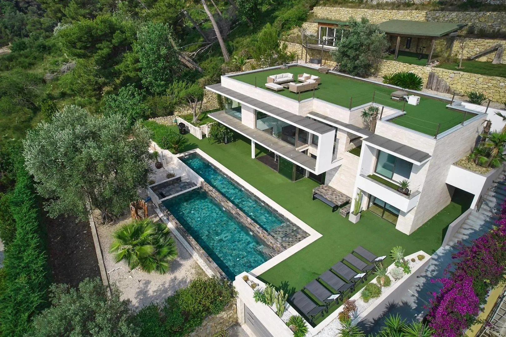 Cannes - Modern Villa With 180° Sea View Vallauris